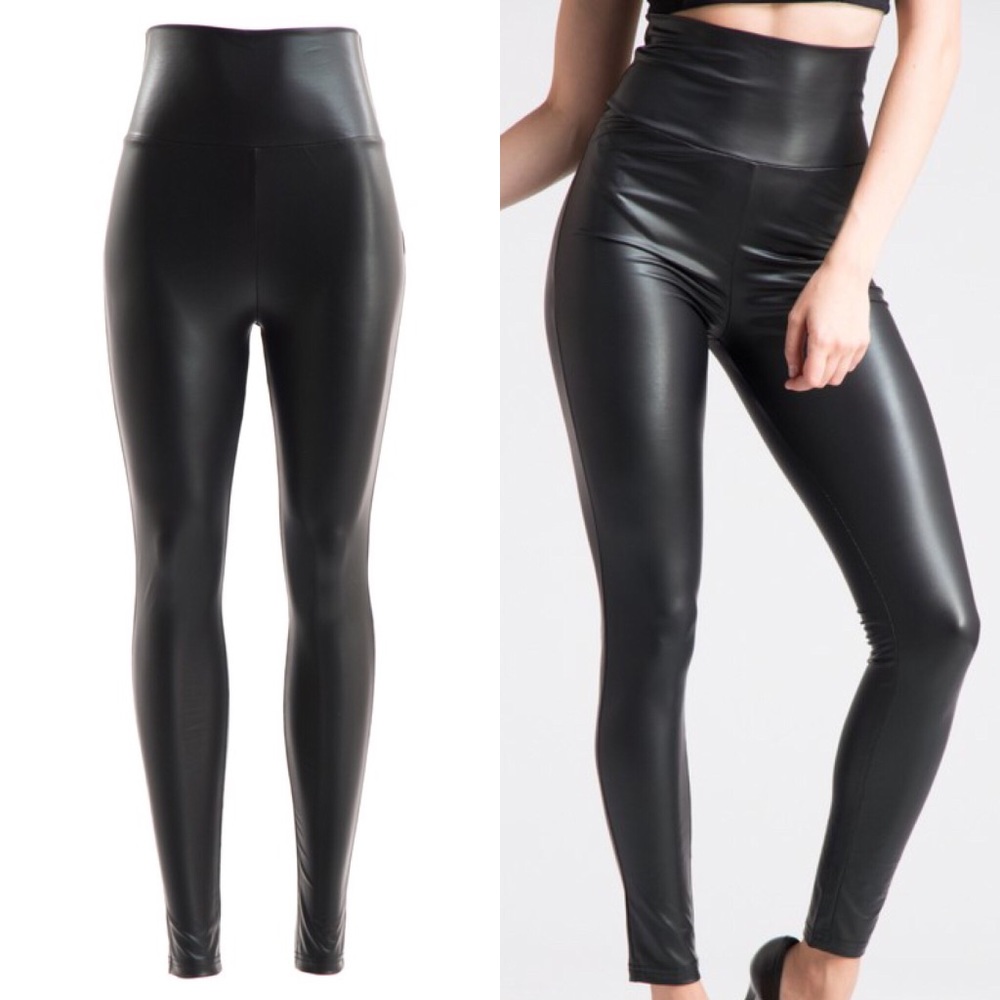 ‘NADIA’ Faux Leather Leggings
